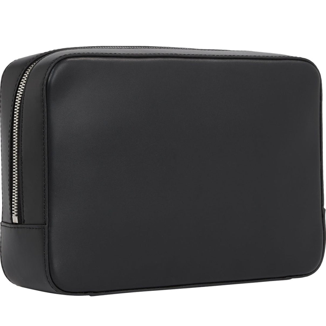 Tommy Hilfiger mens black modern washbag | Vilbury London