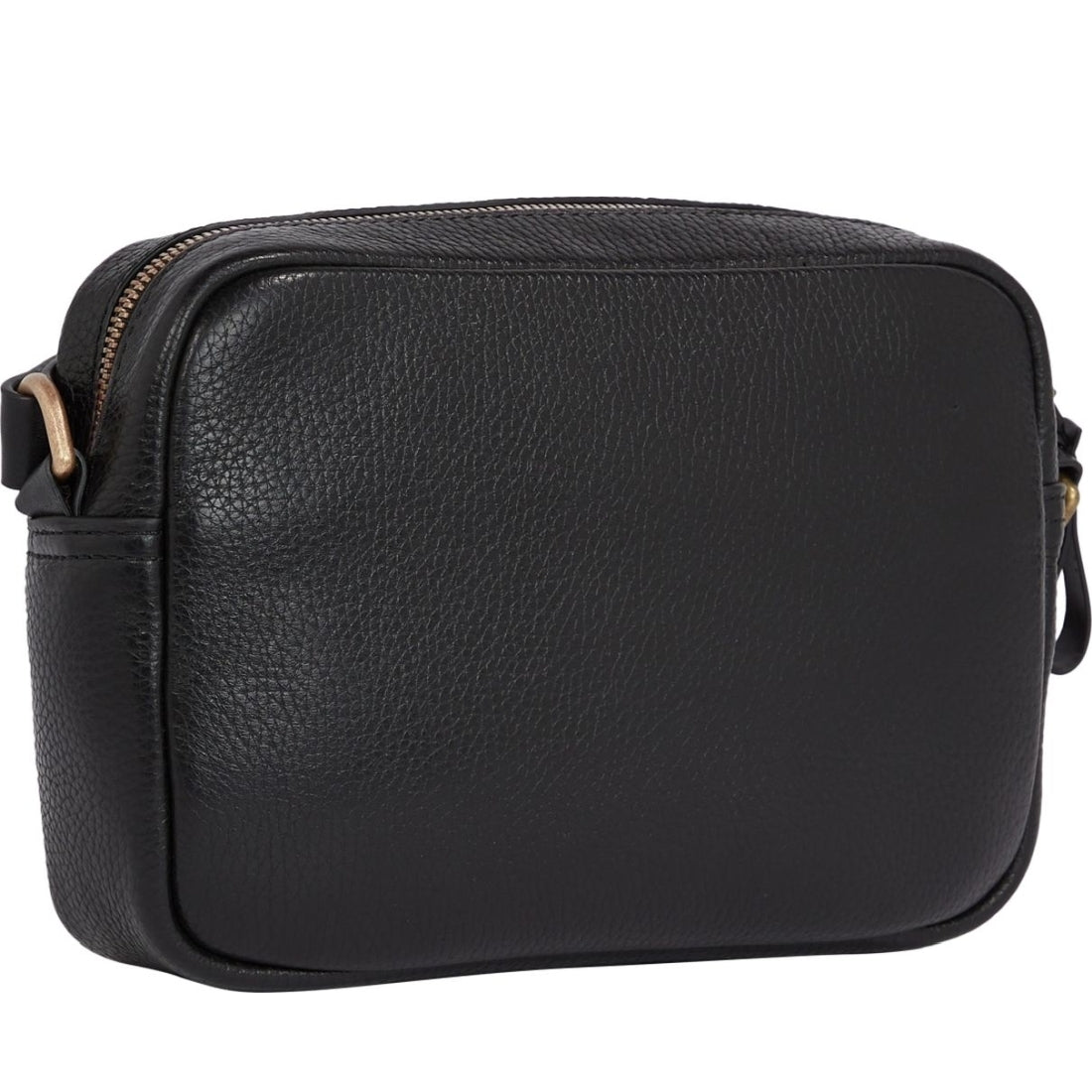 Tommy Hilfiger mens black premium camera bag | Vilbury London