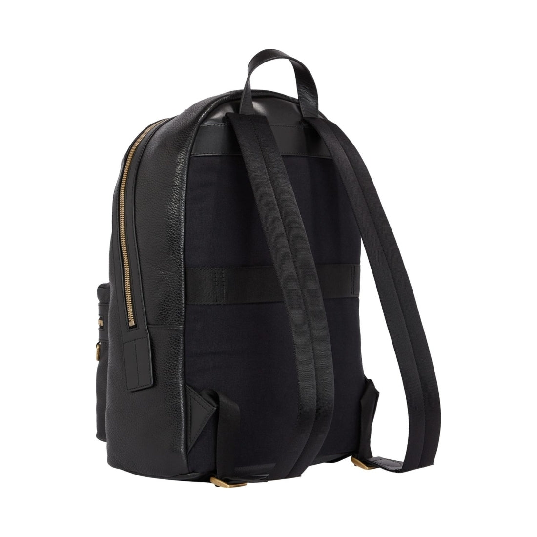 Tommy Hilfiger mens black premium backpack | Vilbury London