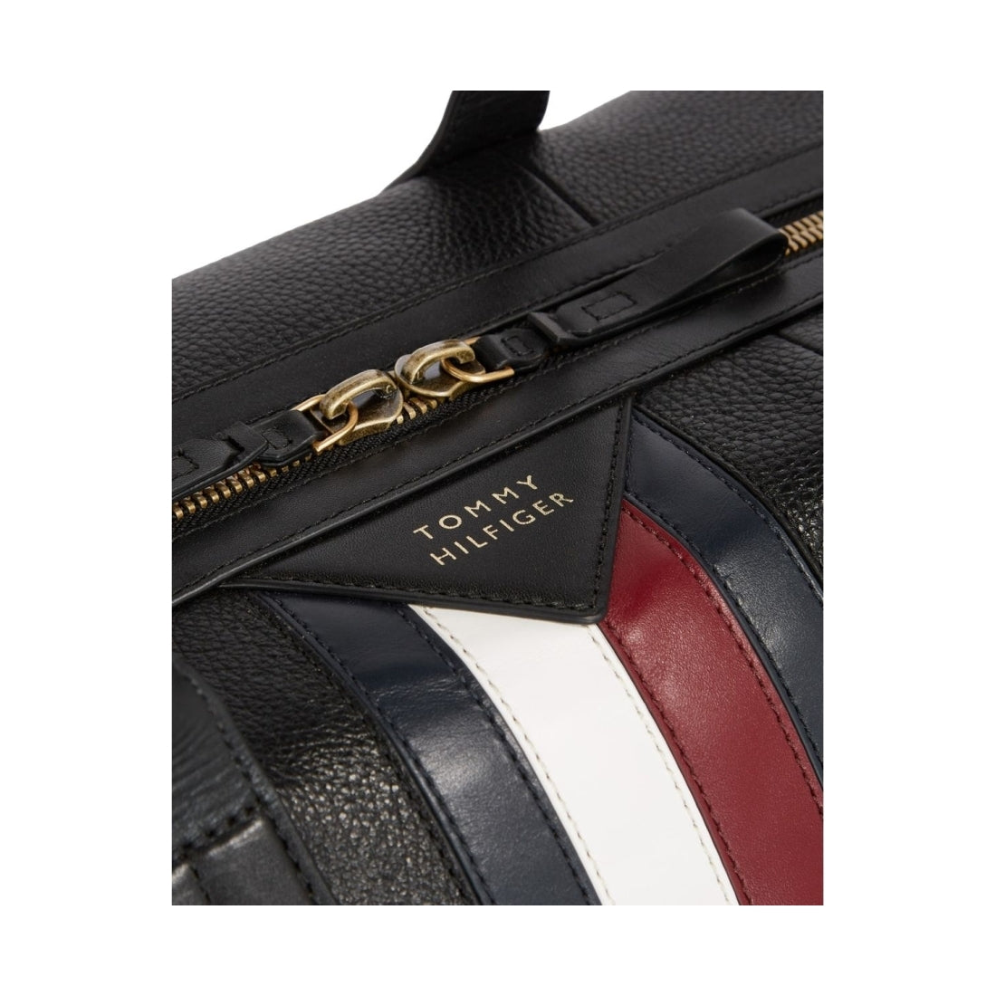 Tommy Hilfiger mens black premium duffle | Vilbury London