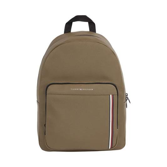 Tommy Hilfiger mens faded military pique backpack | Vilbury London