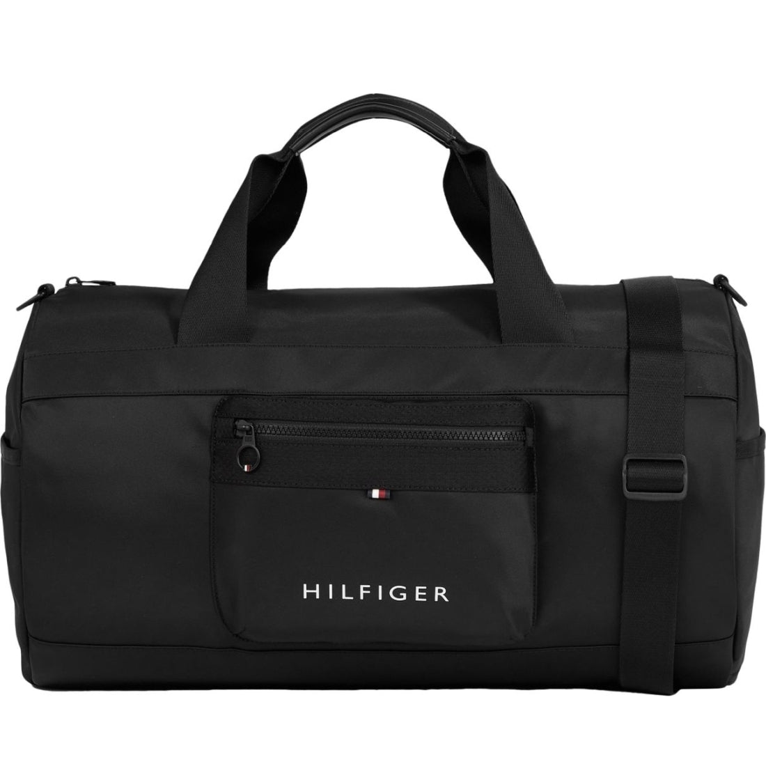 Tommy Hilfiger mens black skyline duffle | Vilbury London