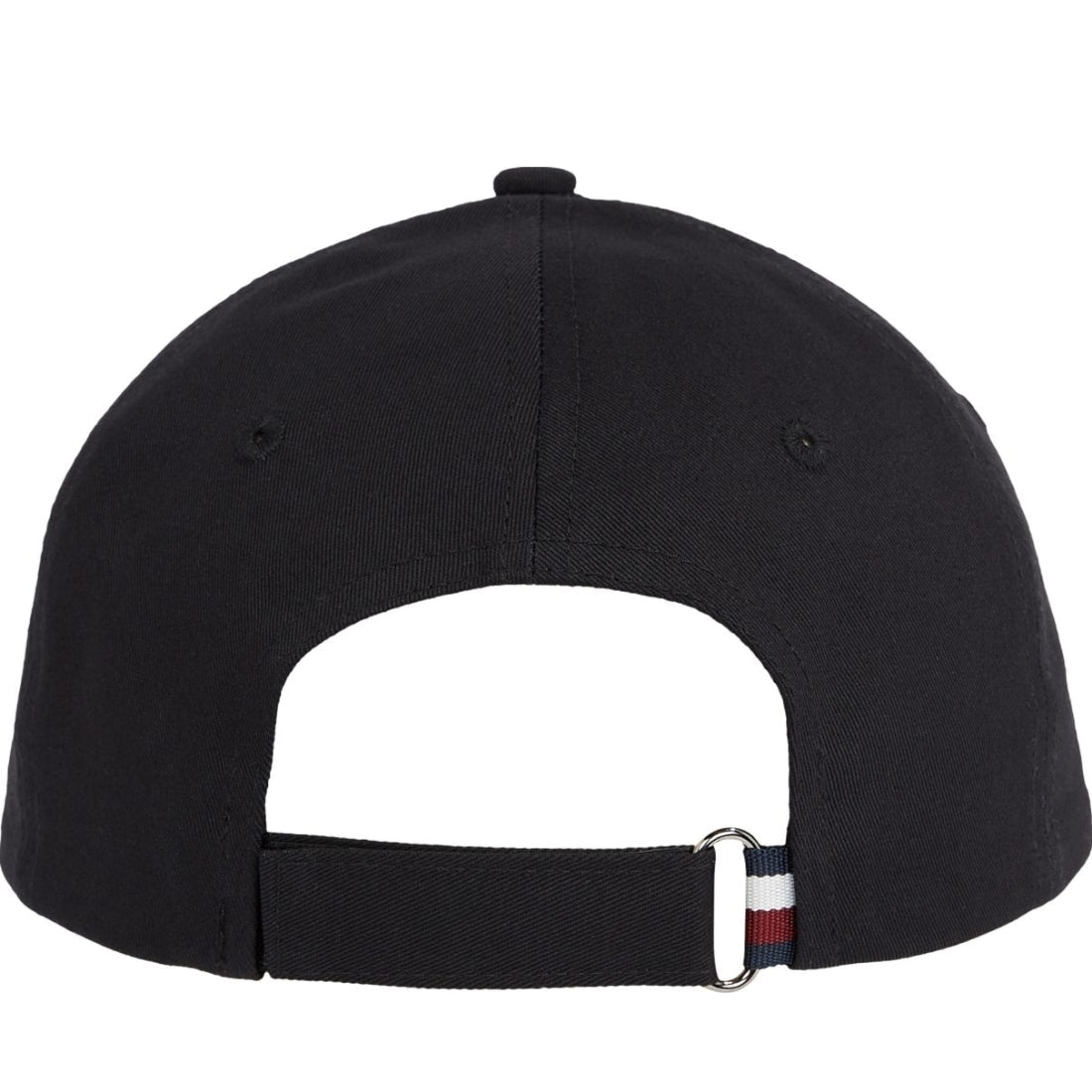 Tommy Hilfiger mens black monogram cap | Vilbury London