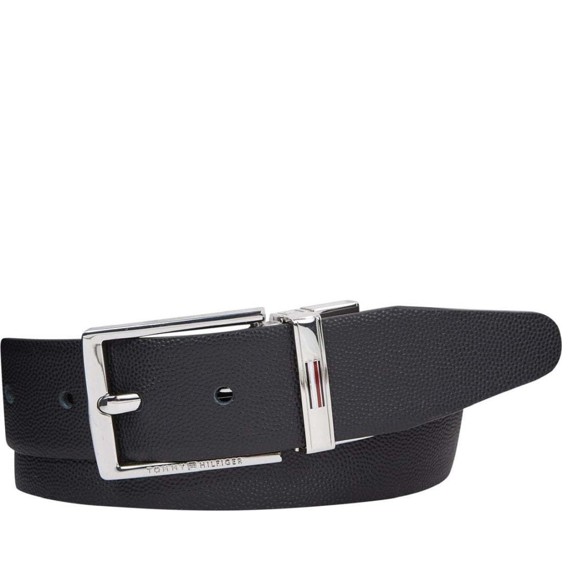 Tommy Hilfiger mens bla, testa di moro business 3.5 belt | Vilbury London