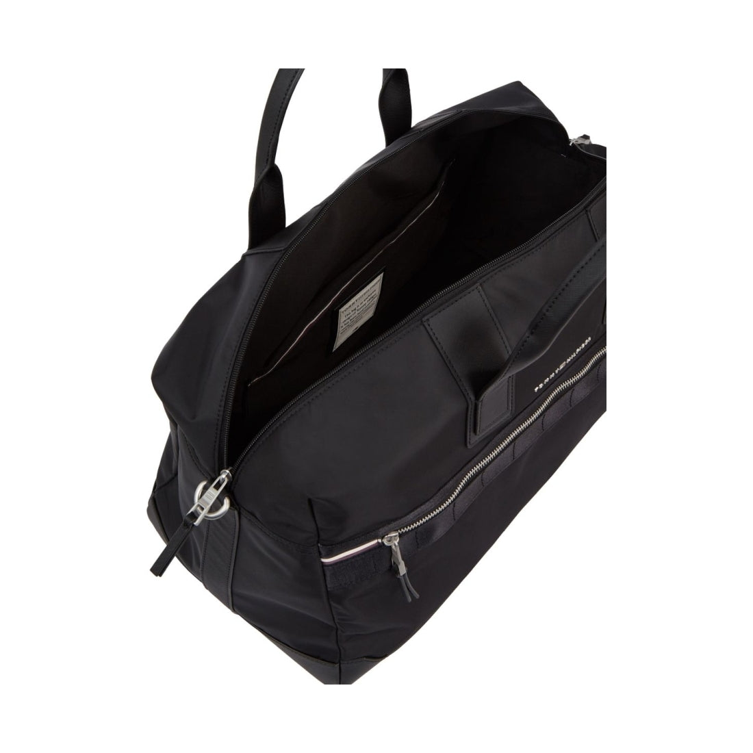 Tommy Hilfiger mens black elevated duffle | Vilbury London