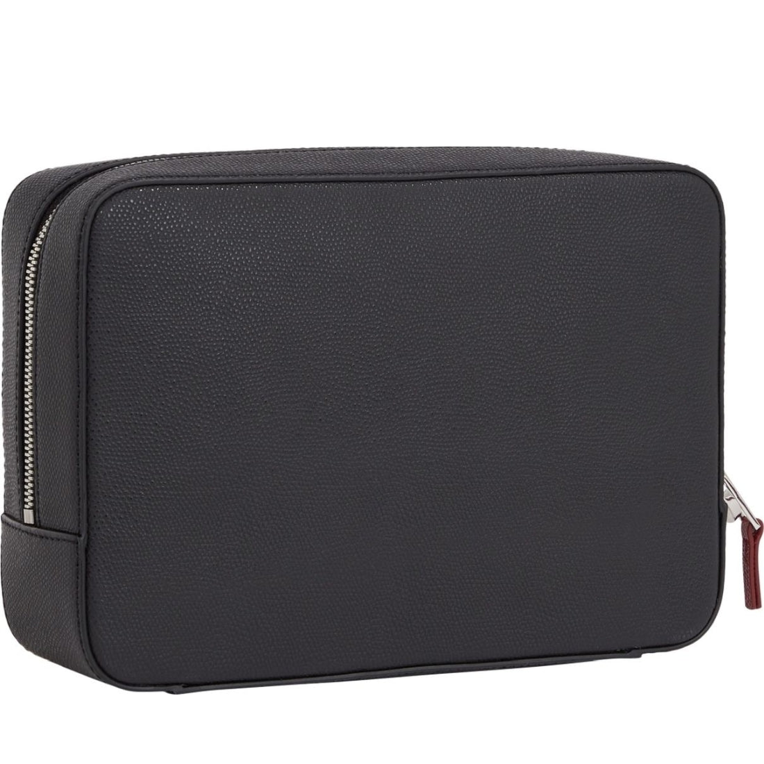 Tommy Hilfiger mens black struc washbag | Vilbury London