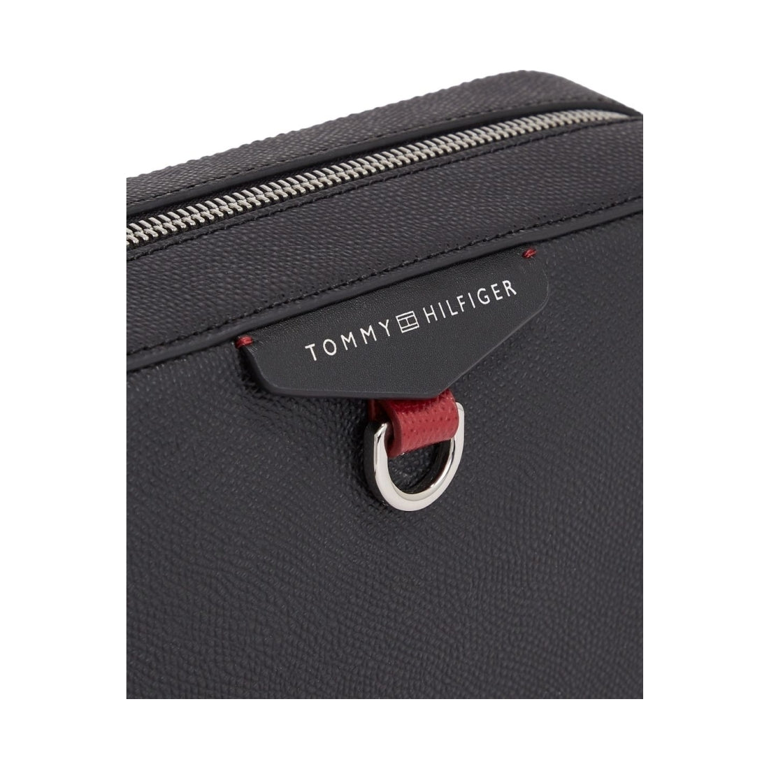 Tommy Hilfiger mens black struc washbag | Vilbury London