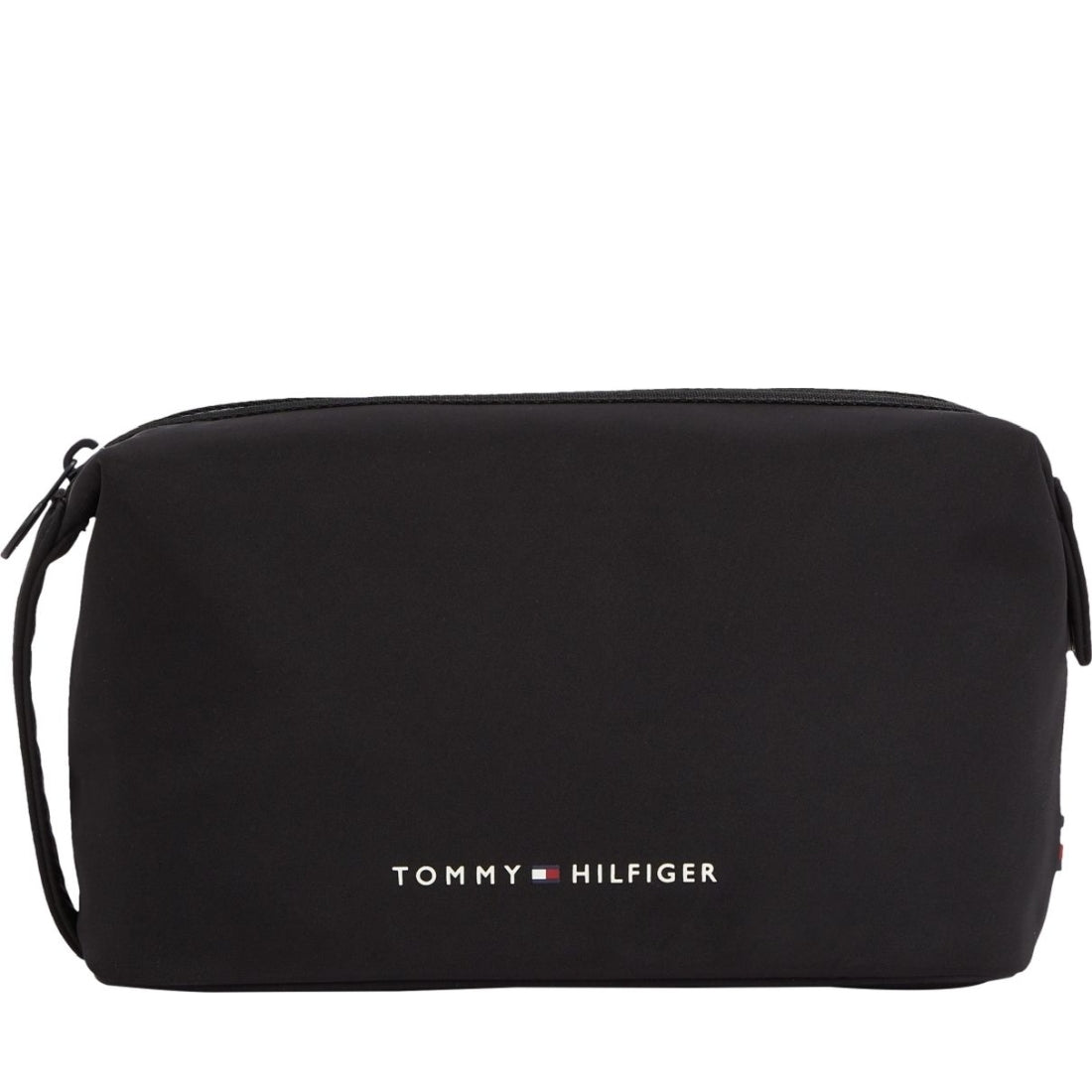 Tommy Hilfiger mens black skyline washbag | Vilbury London