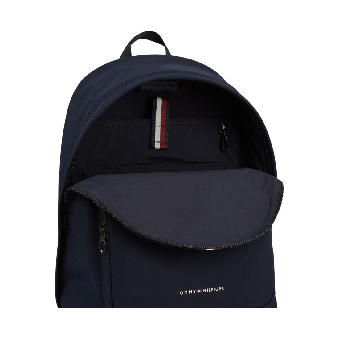 Tommy Hilfiger mens space blue skyline stripe backpack | Vilbury London