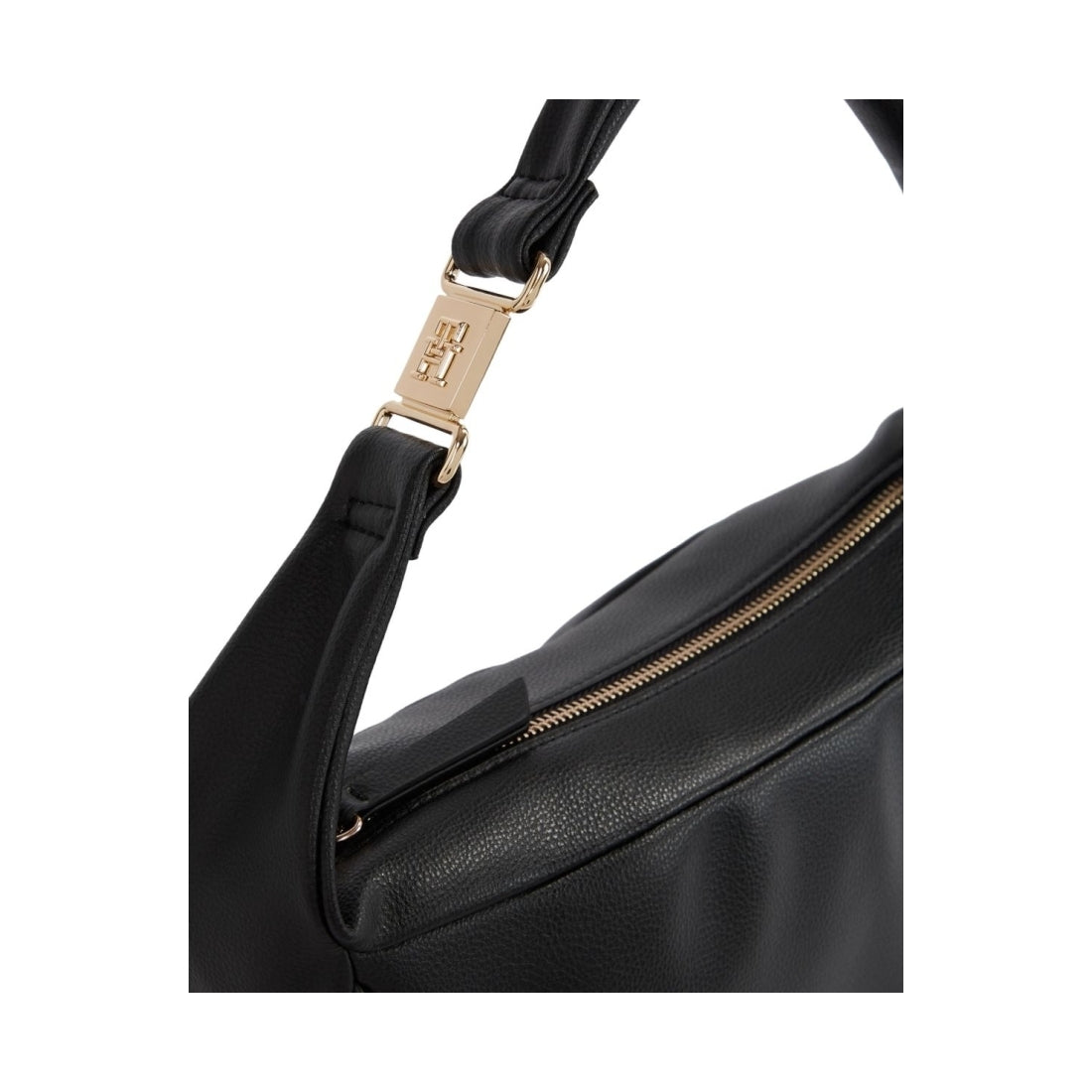 Tommy Hilfiger womens black contemporary shoulder bag | Vilbury London