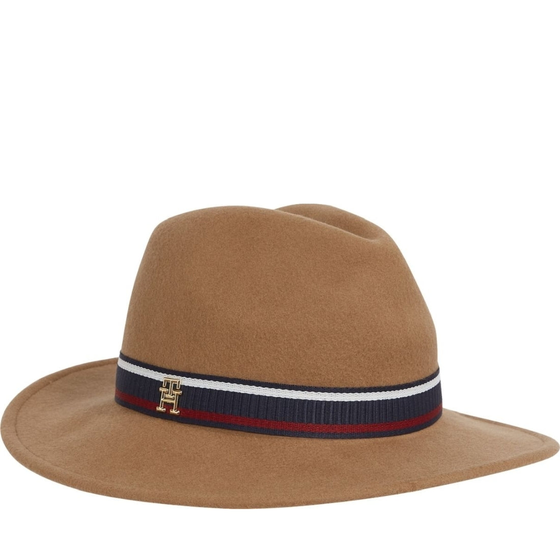 Tommy Hilfiger womens classic khaki feminine fedora cap | Vilbury London