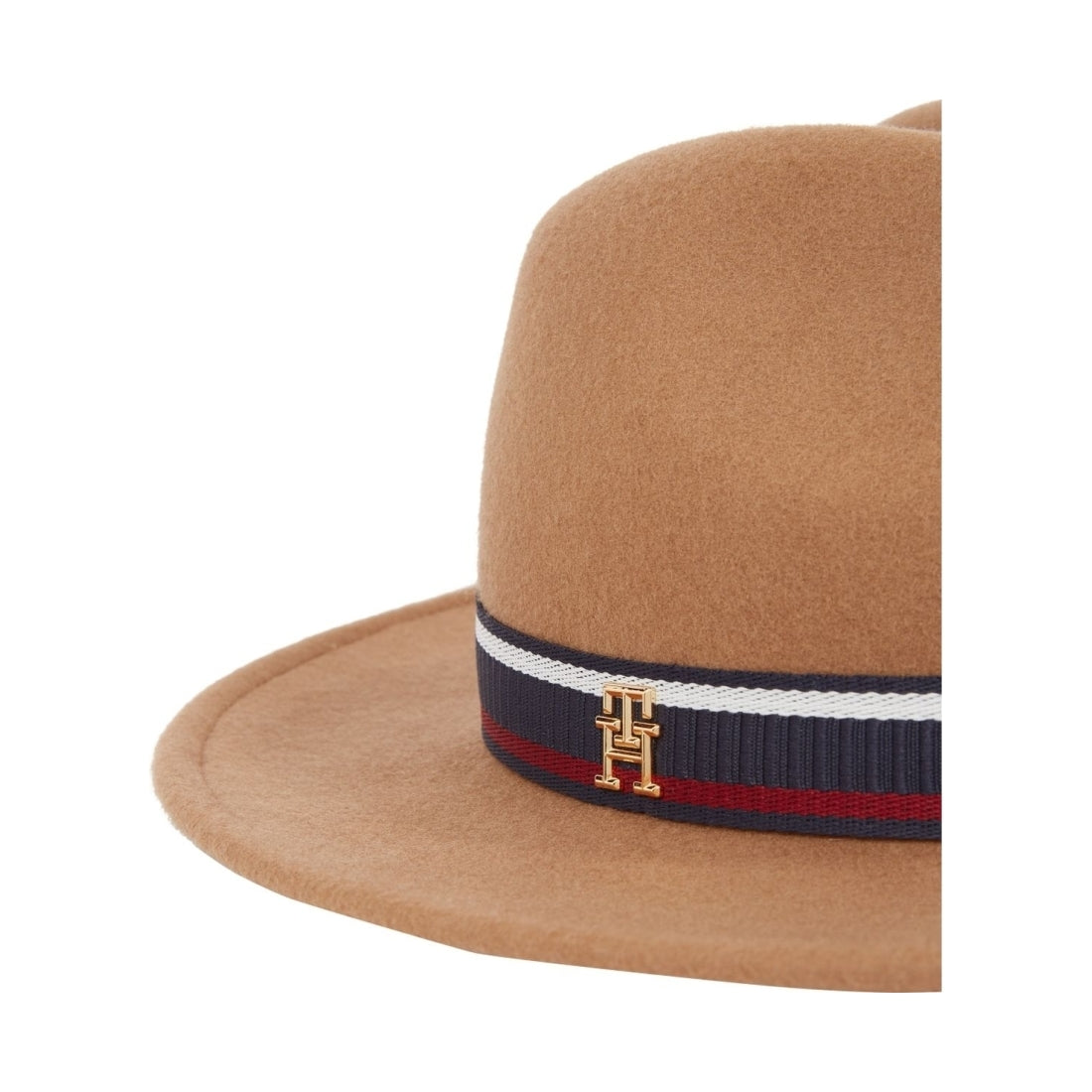 Tommy Hilfiger womens classic khaki feminine fedora cap | Vilbury London