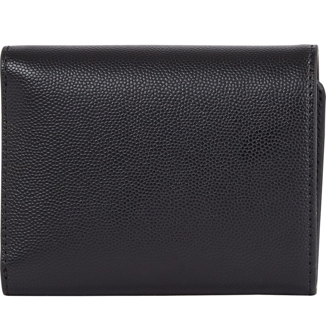 Tommy Hilfiger womens black timeless med flap bill wallets | Vilbury London