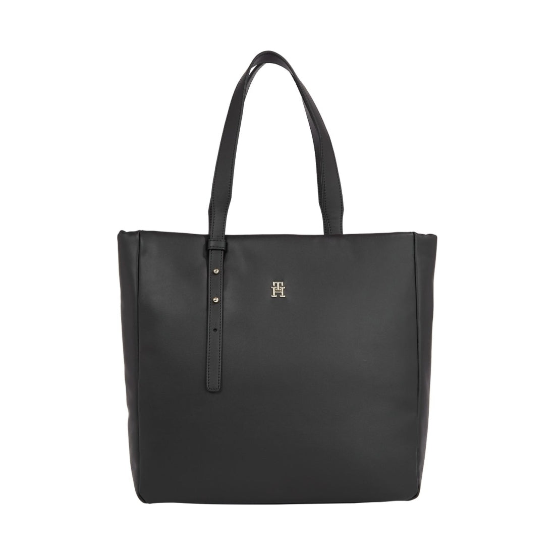 Tommy Hilfiger womens black soft tote | Vilbury London