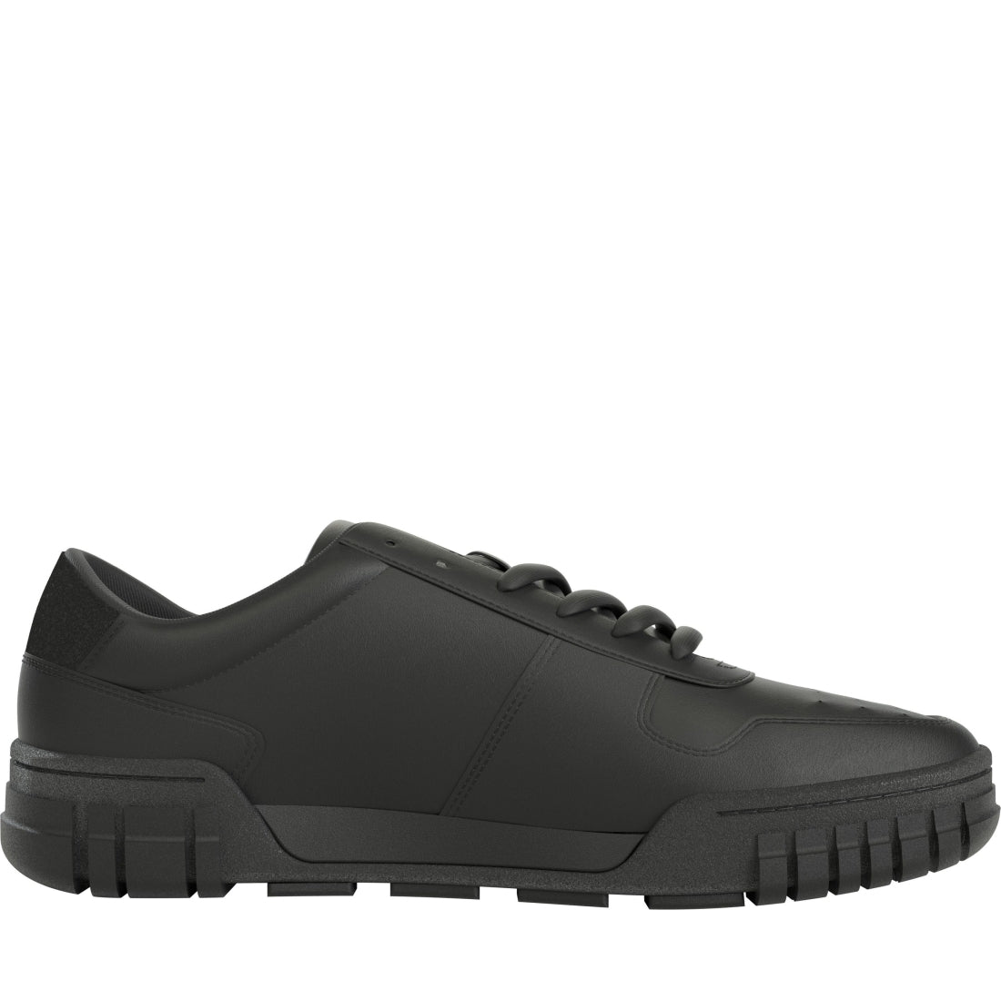 Tommy Jeans mens black cupsole sport shoe | Vilbury London