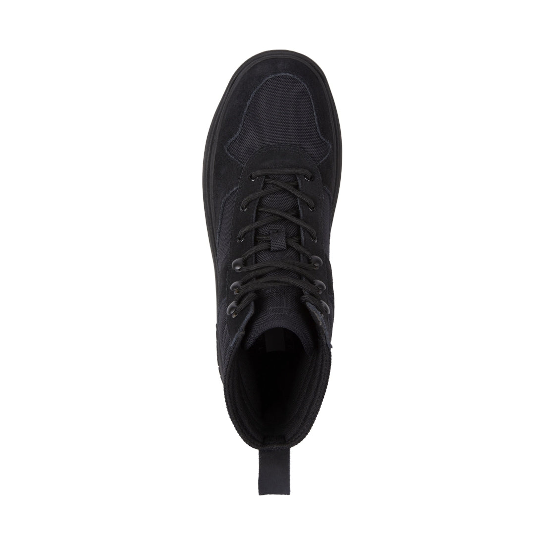 Tommy Jeans mens black mix material boot | Vilbury London