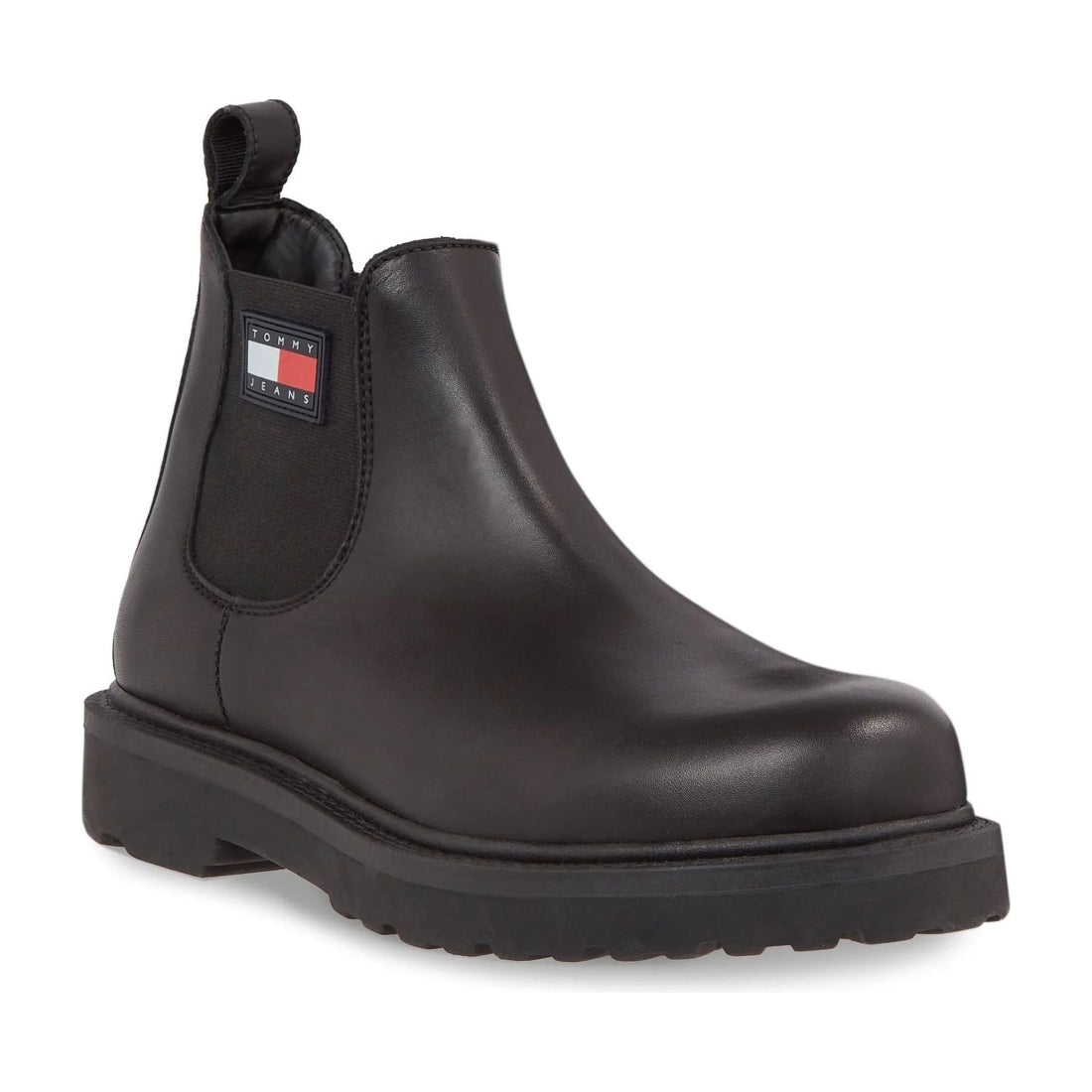 Tommy Jeans mens black napa booties | Vilbury London