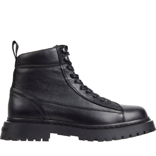 Tommy Jeans mens black warm lining boot | Vilbury London