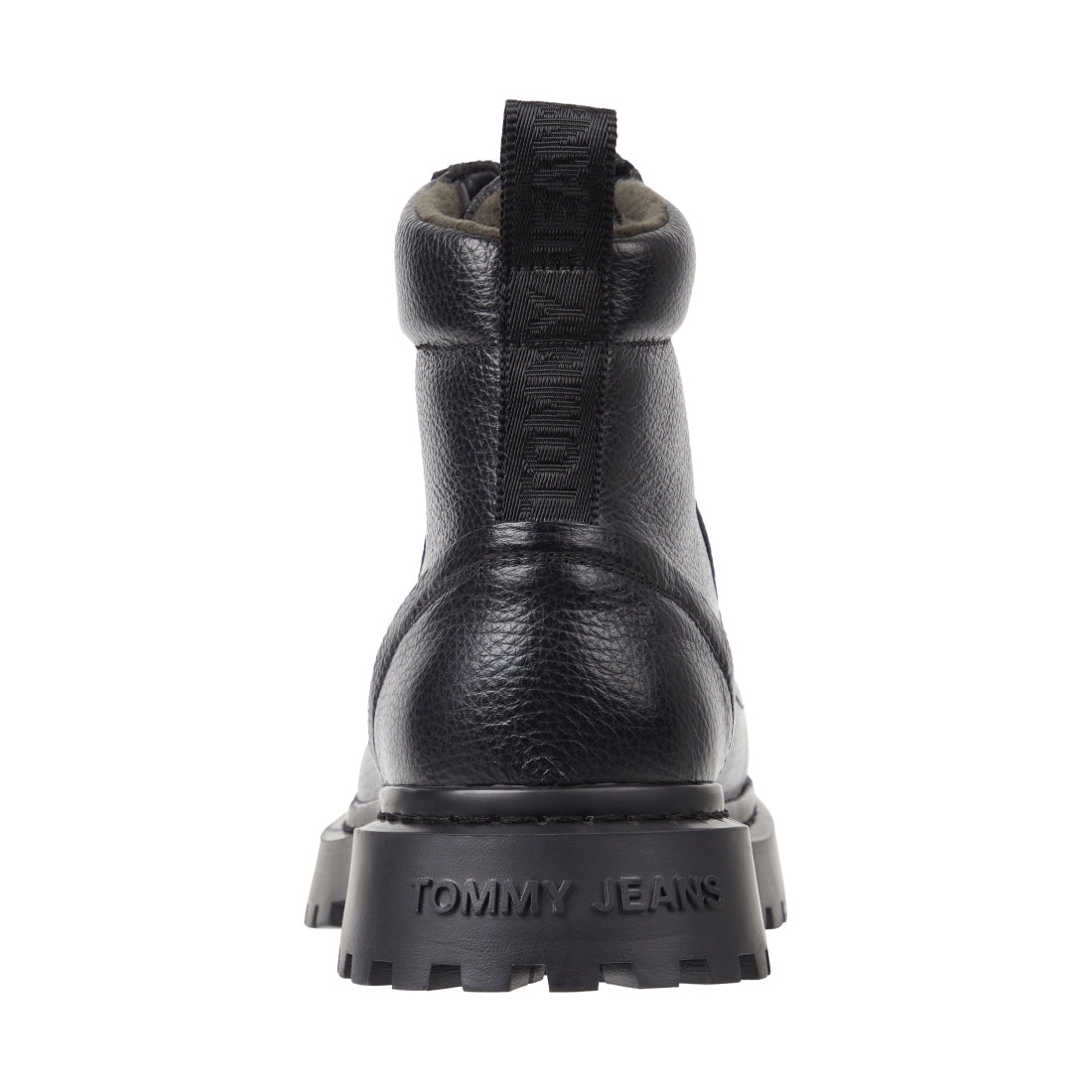 Tommy Jeans mens black warm lining boot | Vilbury London