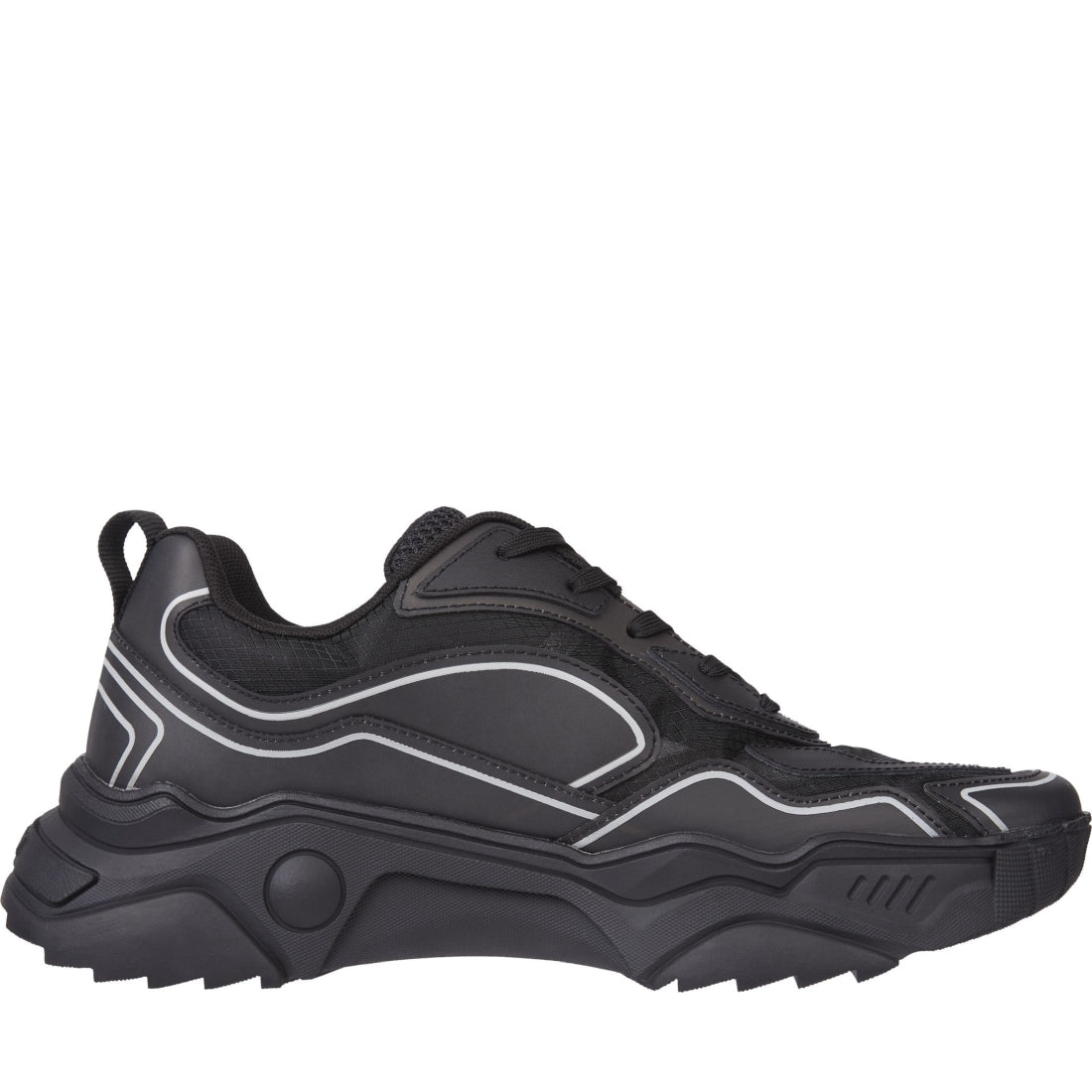 Tommy Jeans mens black runner translucent | Vilbury London