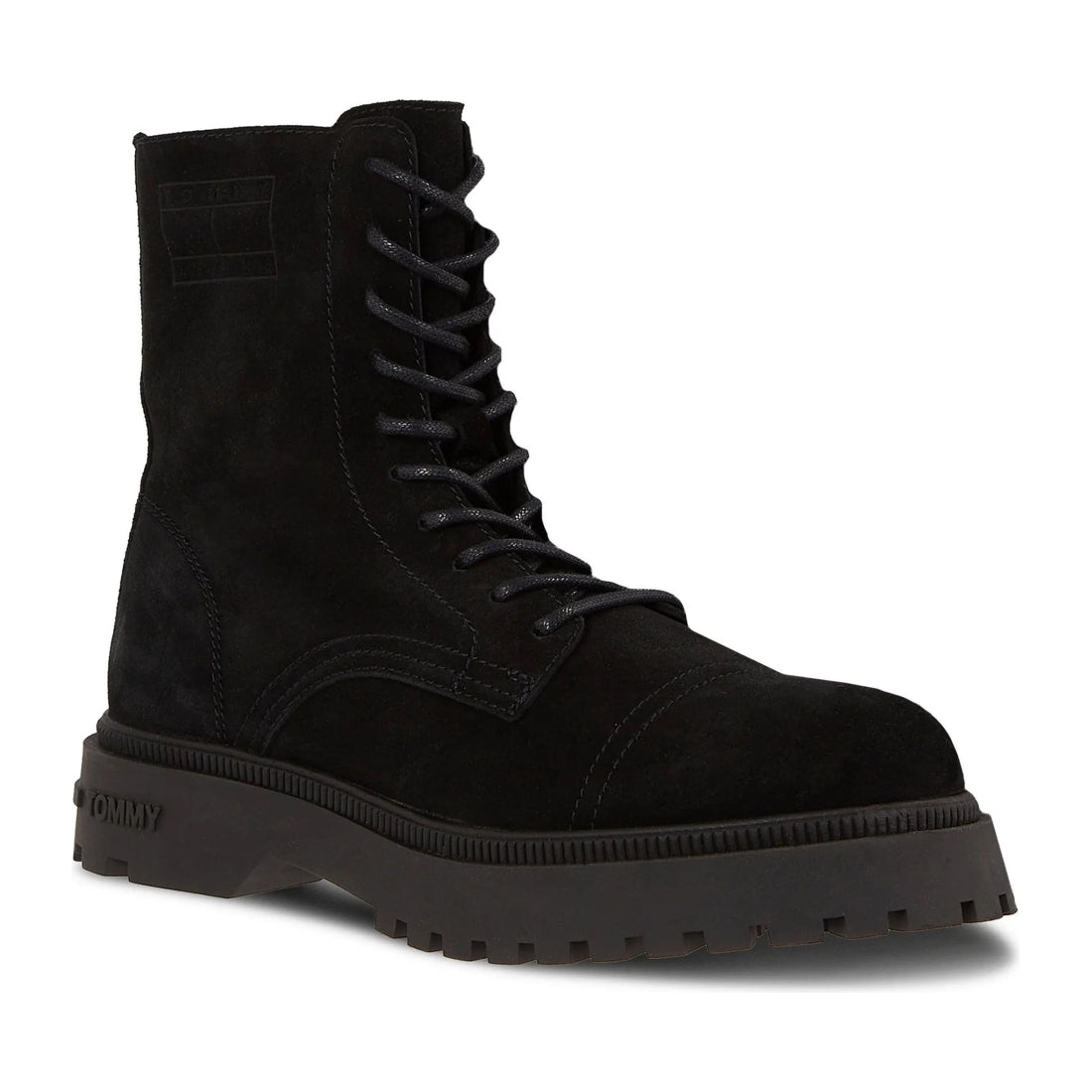 Tommy Jeans mens black casual boot | Vilbury London