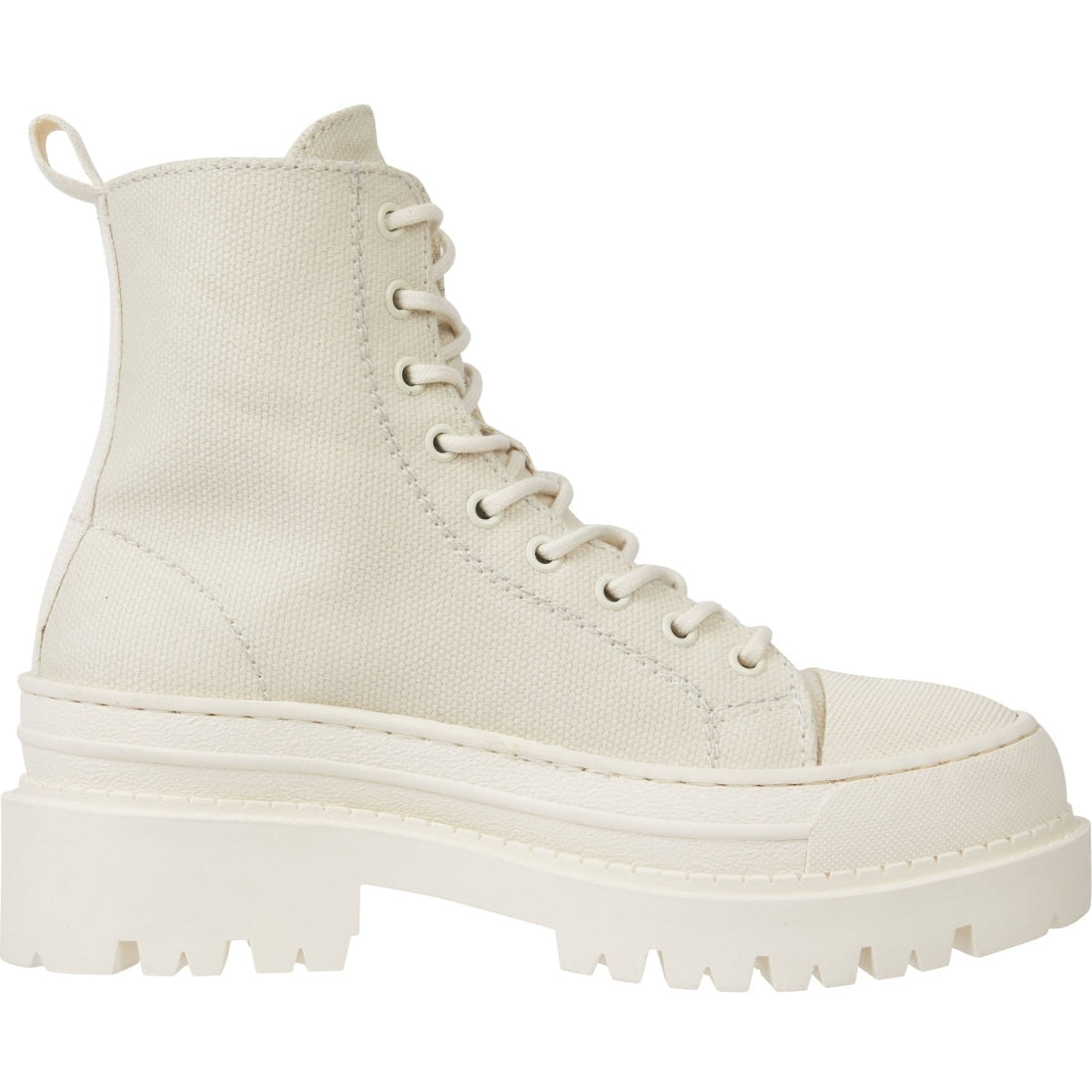 Tommy Jeans womens bleached stone foxing canvas boot | Vilbury London