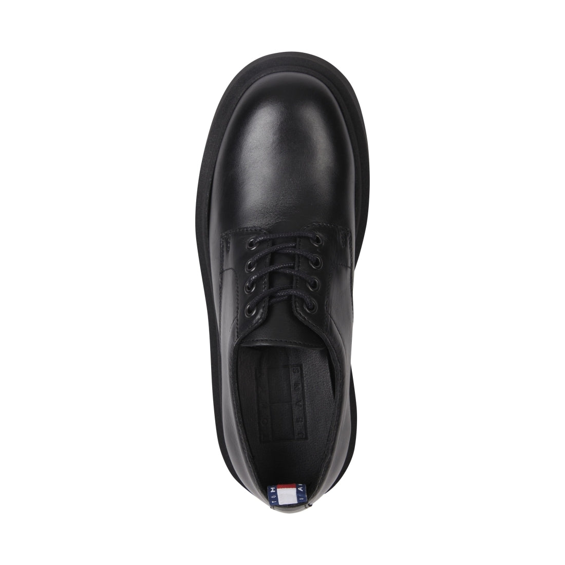 Tommy Jeans womens black ava lace up formal | Vilbury London