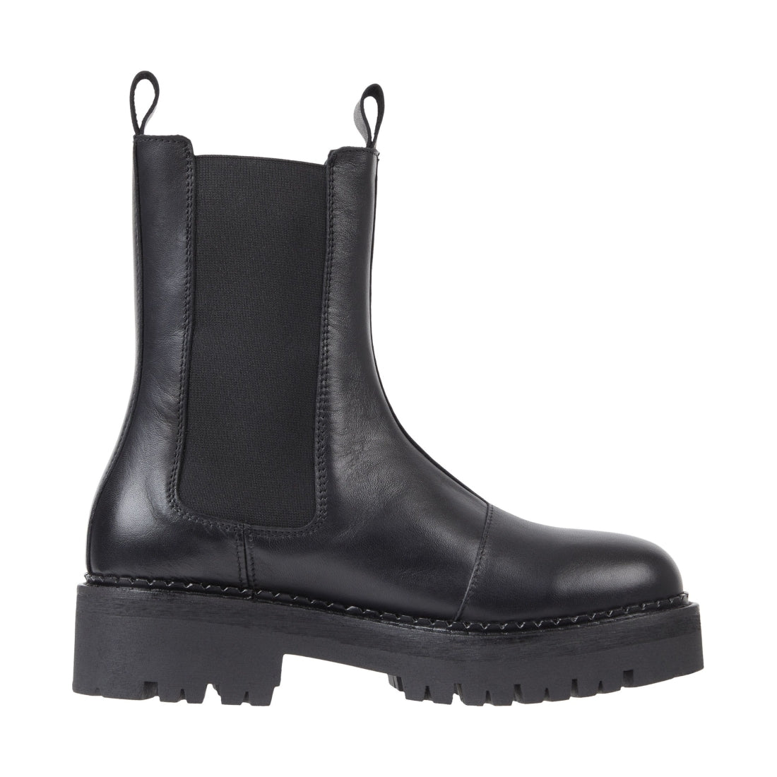 Tommy Jeans womens black urban chelsea booties | Vilbury London