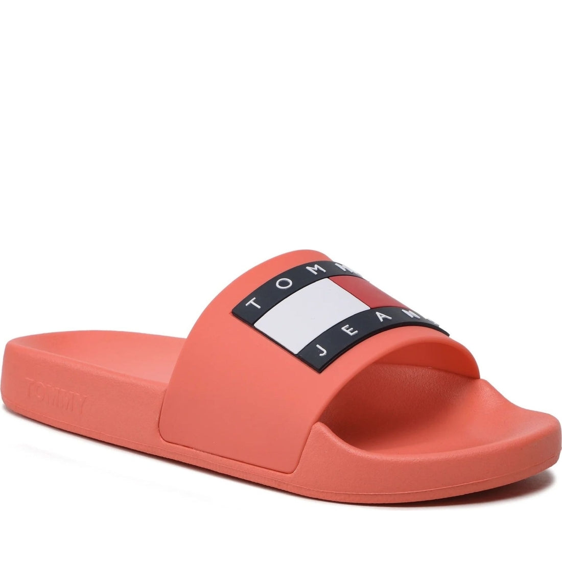 Tommy Jeans womens santa fe sunset flag pool slide | Vilbury London