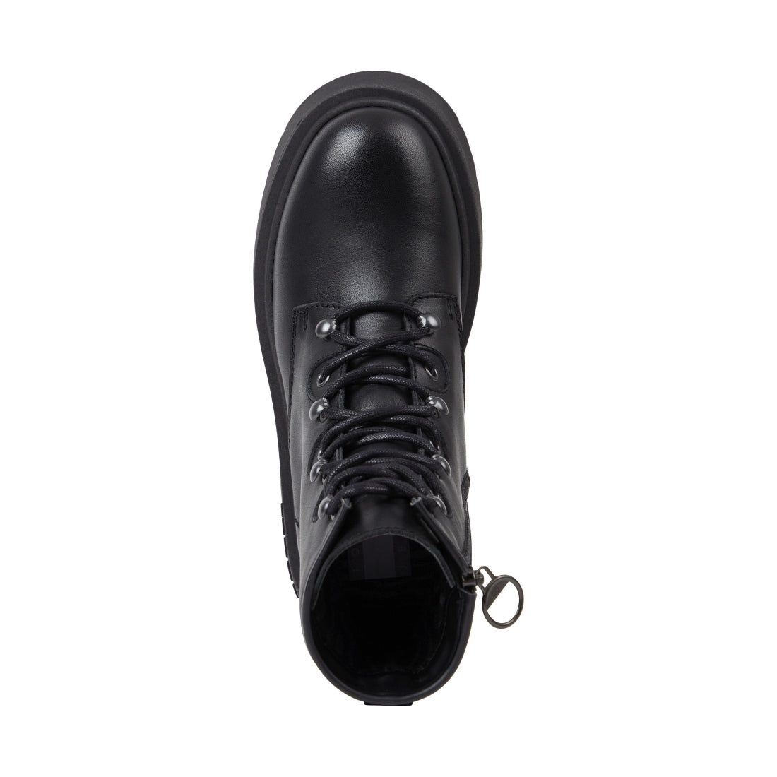 Tommy Jeans womens black lace up boot chunky | Vilbury London