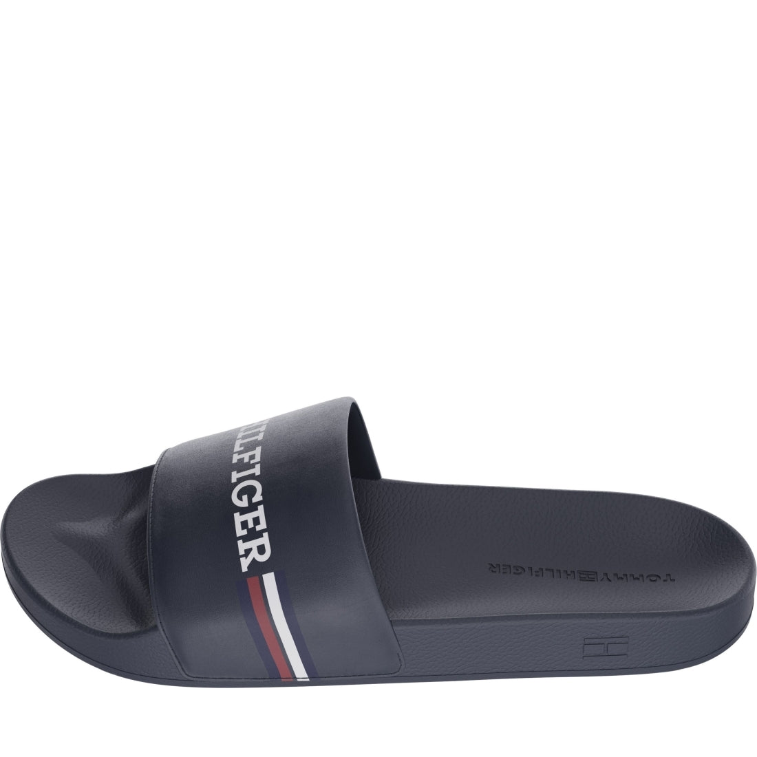 Tommy Hilfiger mens desert sky corporate flag pool slide | Vilbury London