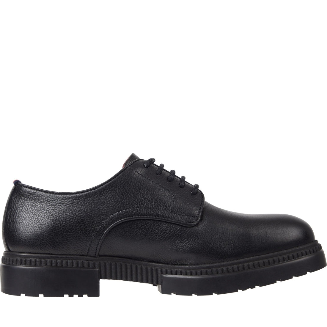 Tommy Hilfiger mens black comfort cleated thermo shoe | Vilbury London