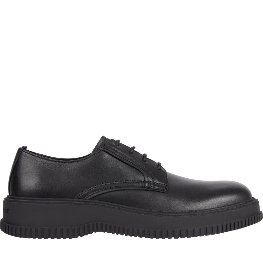 Tommy Hilfiger mens black everyday class termo shoe | Vilbury London