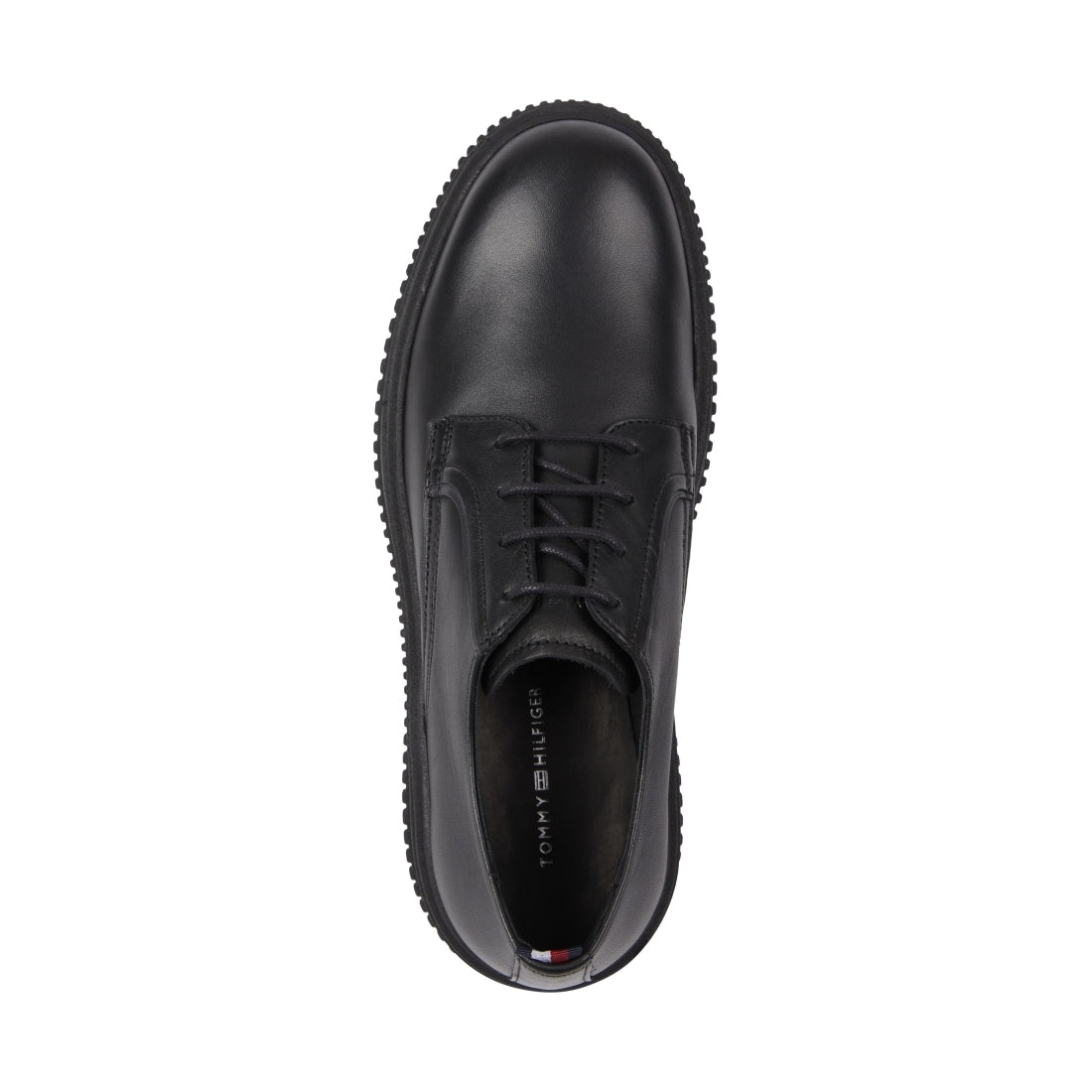 Tommy Hilfiger mens black everyday class termo shoe | Vilbury London