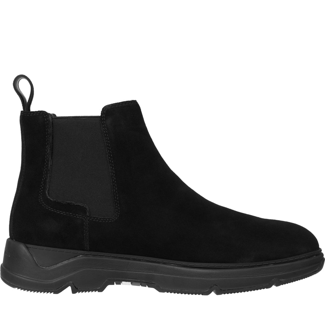 Tommy Hilfiger mens black premium hybrid chelsea booties | Vilbury London