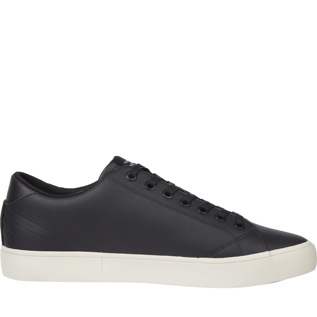 Tommy Hilfiger mens black hi vulc core low sport shoe | Vilbury London