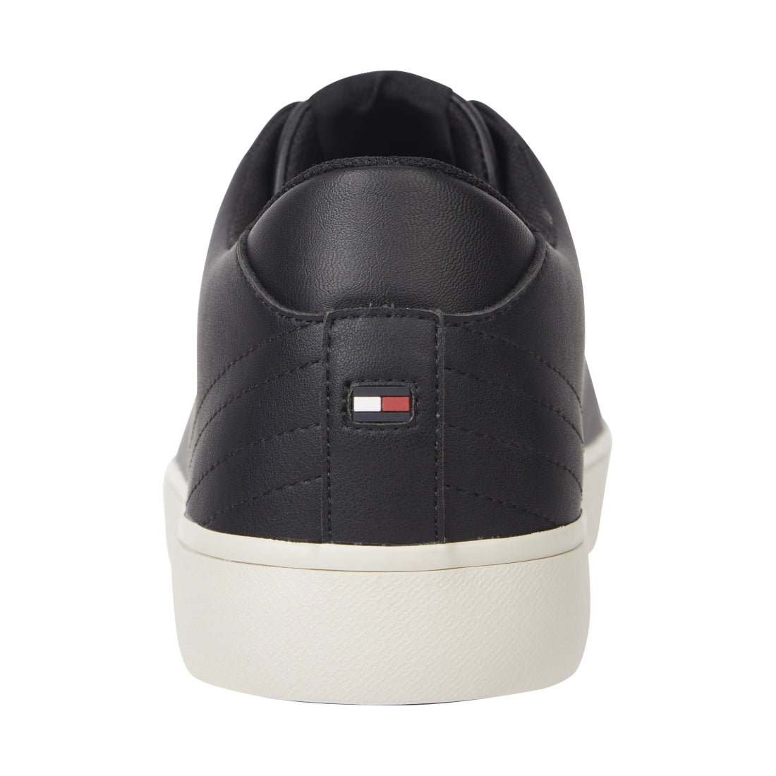 Tommy Hilfiger mens black hi vulc core low sport shoe | Vilbury London