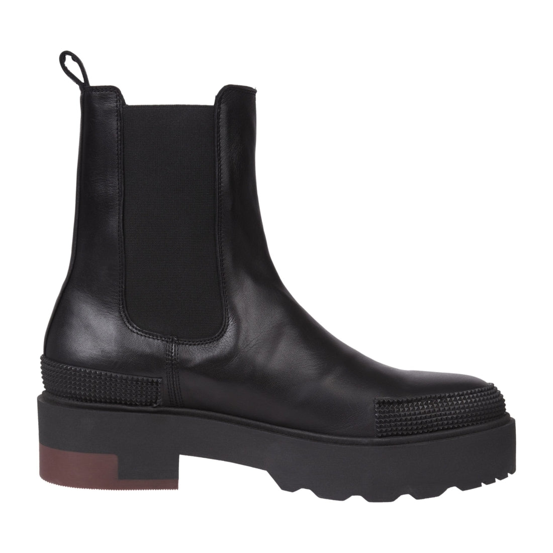 Tommy Hilfiger mens black solid boot | Vilbury London