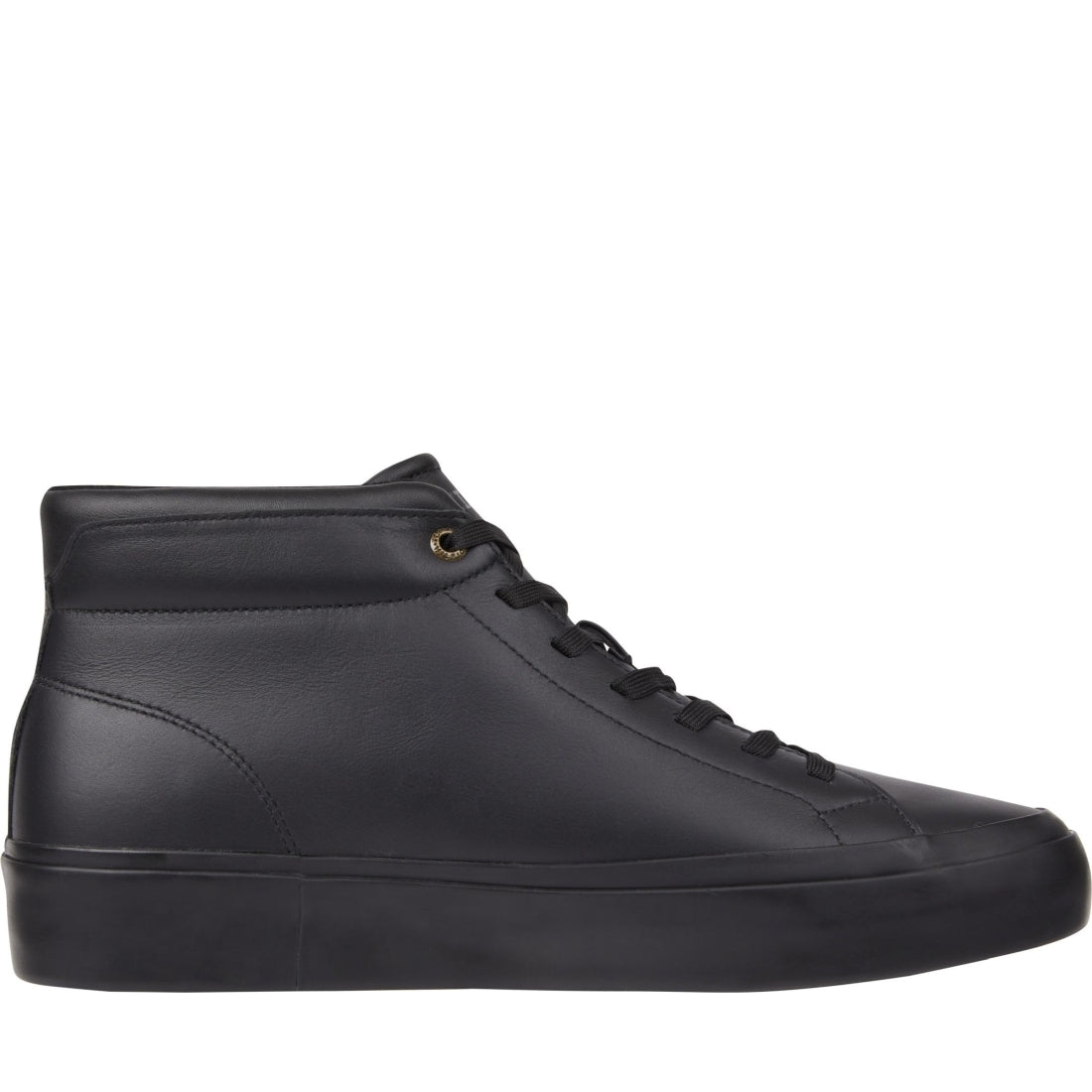 Tommy Hilfiger mens triple black modern vulc booties | Vilbury London