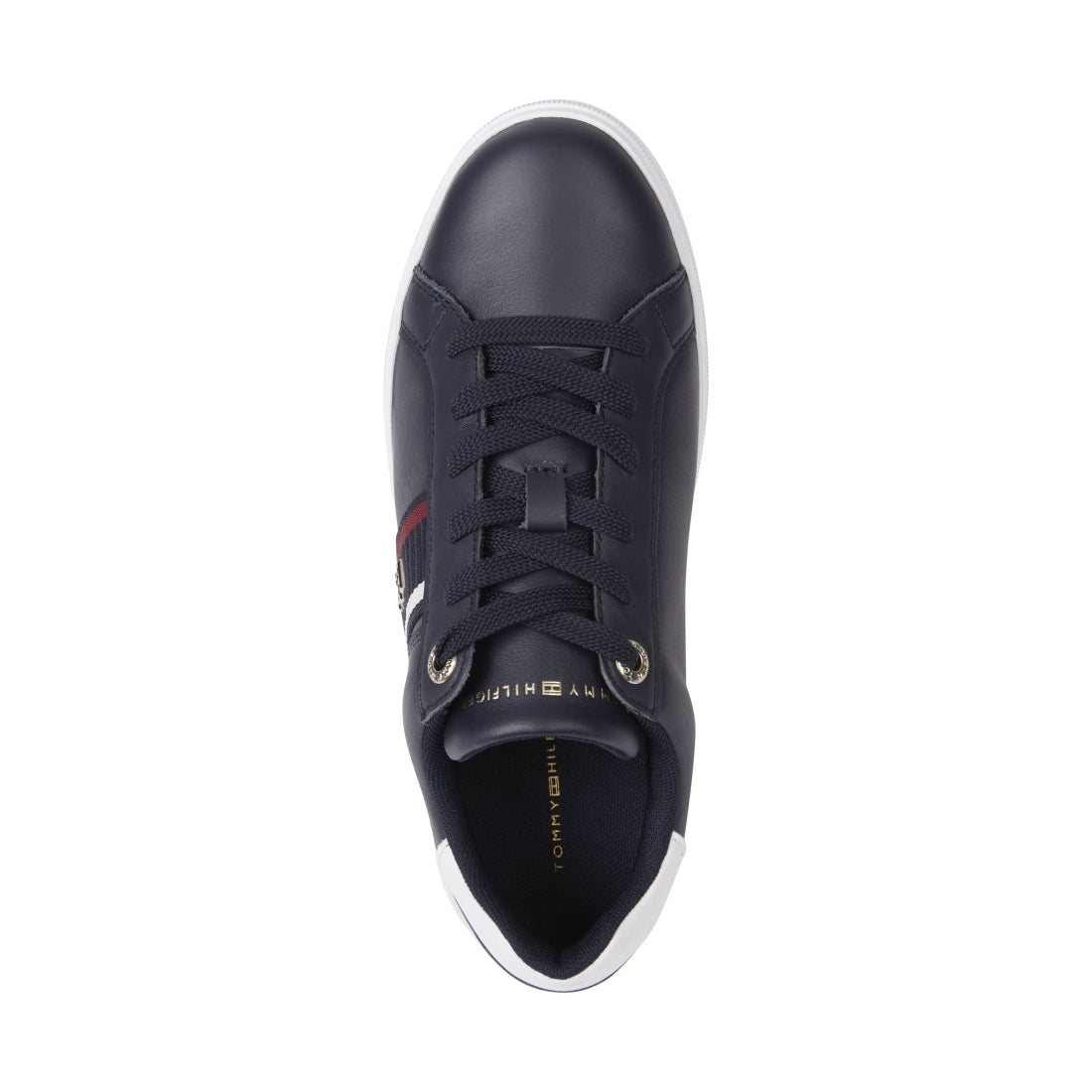 Tommy Hilfiger womens space blue corp webbing sneaker | Vilbury London