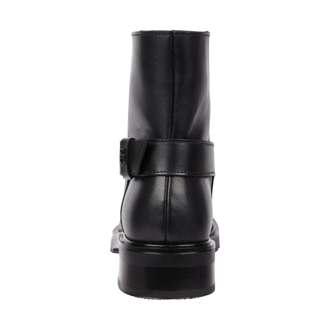 Tommy Hilfiger womens black monochromatic bikerboot | Vilbury London