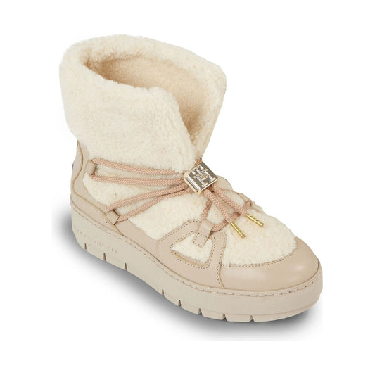 Tommy Hilfiger womens merino teddy snowboot | Vilbury London