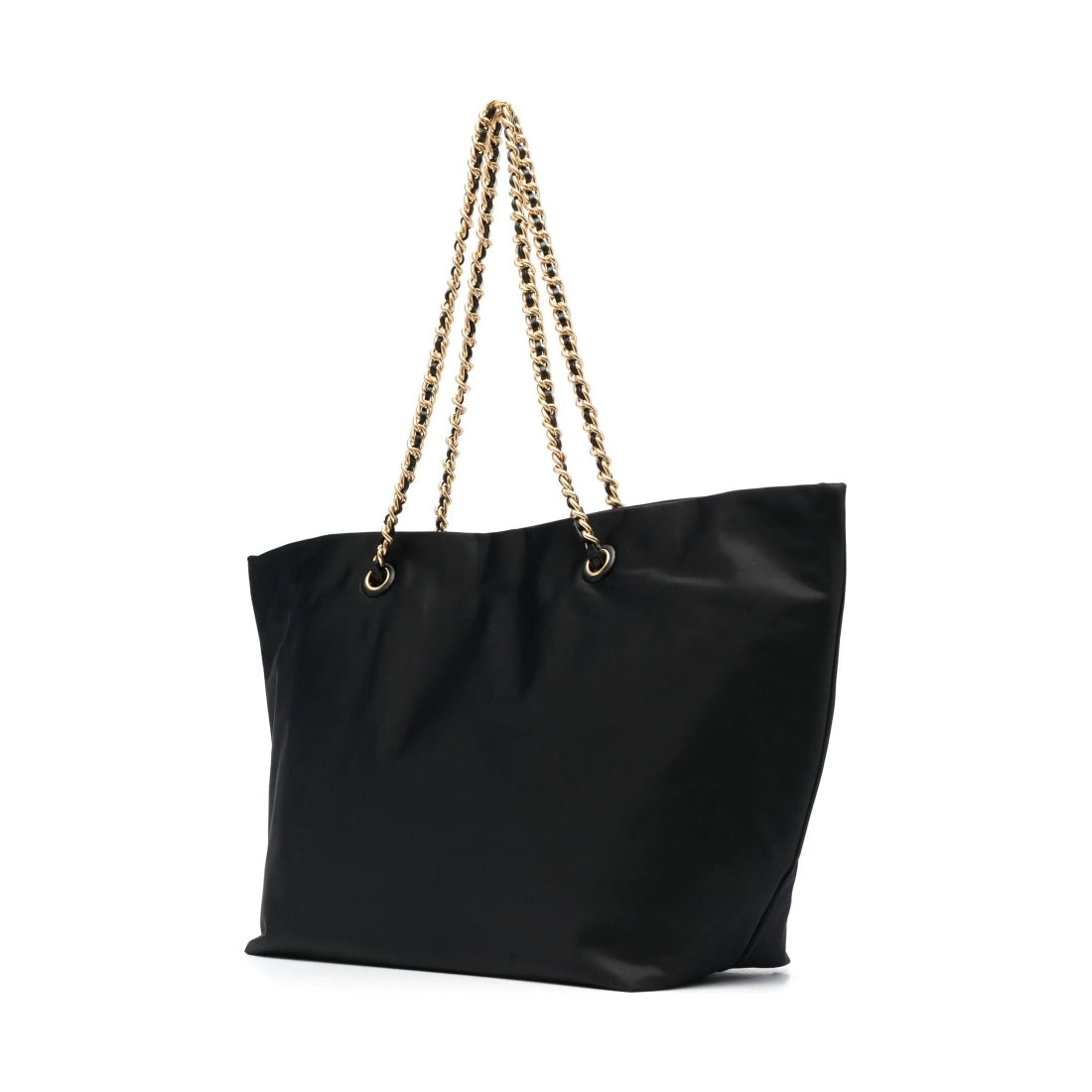 Tory Burch womens black ella chain tote | Vilbury London