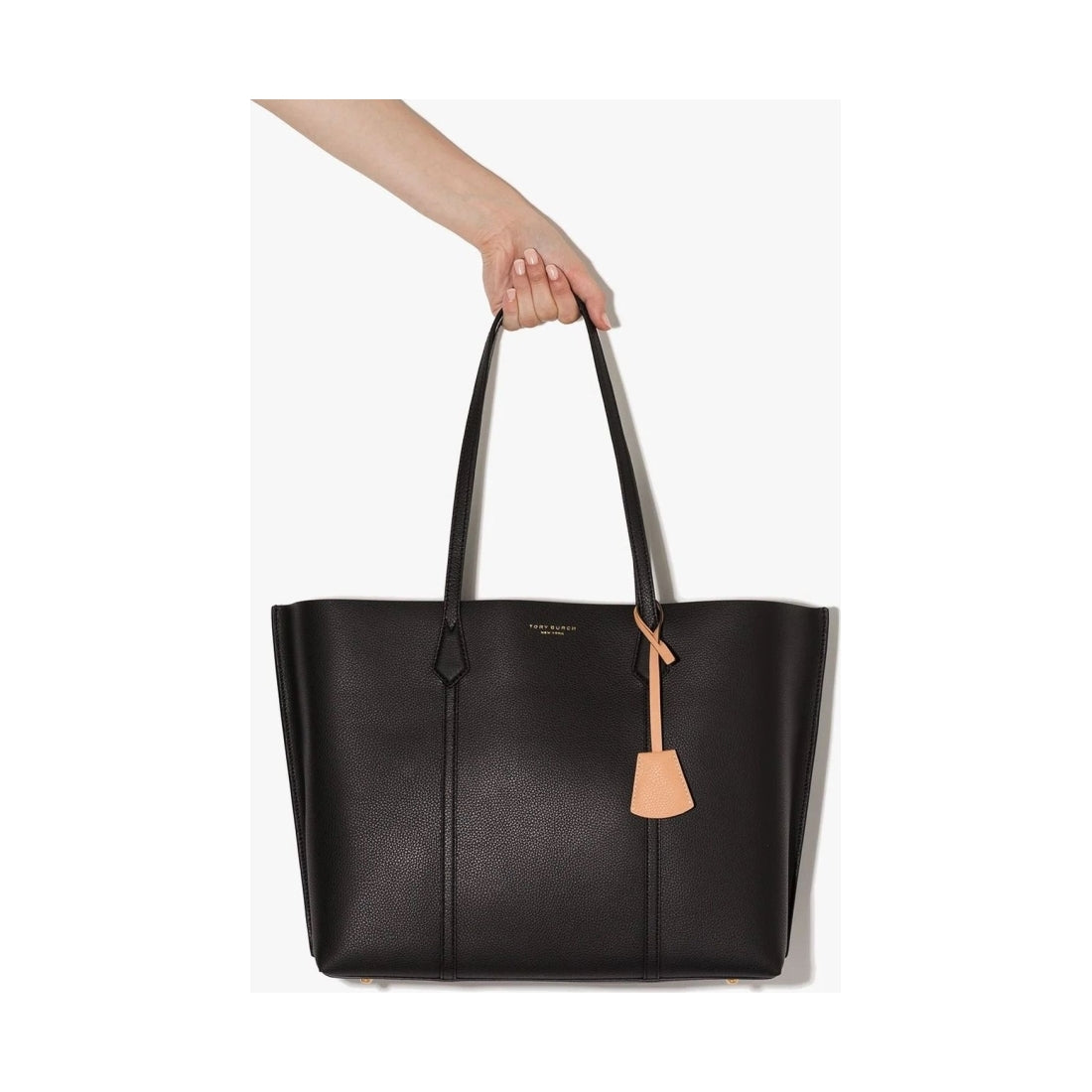 Tory Burch womens black perry triple-compartment tote | Vilbury London