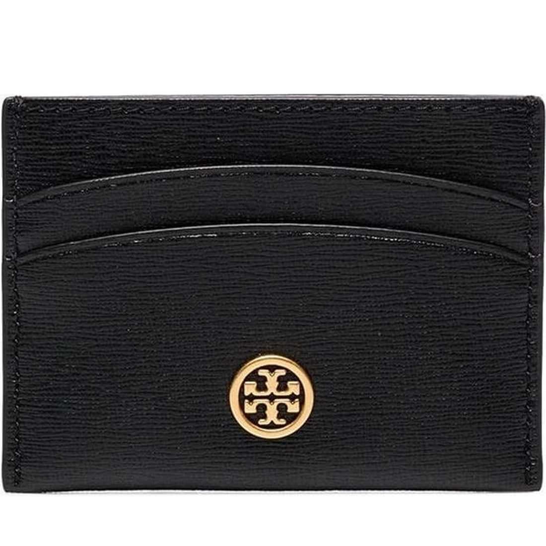 Tory Burch womens black robinson card case | Vilbury London