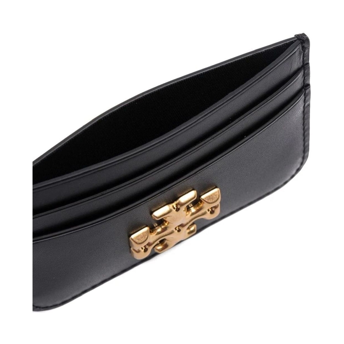 Tory Burch womens black eleanor card case | Vilbury London