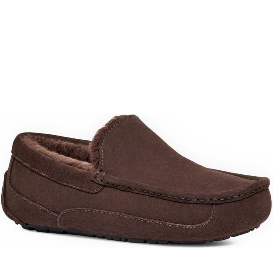 UGG mens dusted cocoa ascot indoor slippers | Vilbury London