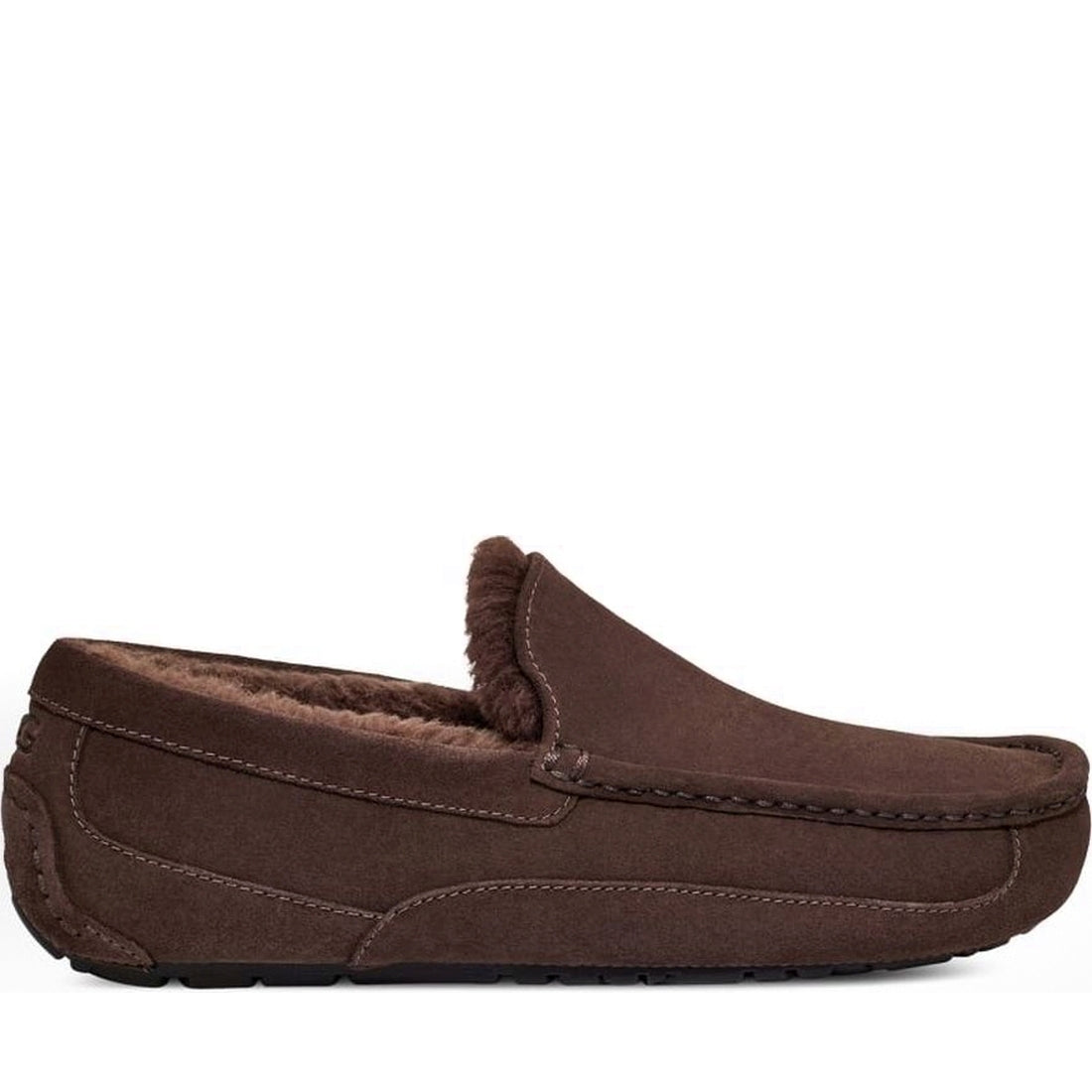 UGG mens dusted cocoa ascot indoor slippers | Vilbury London