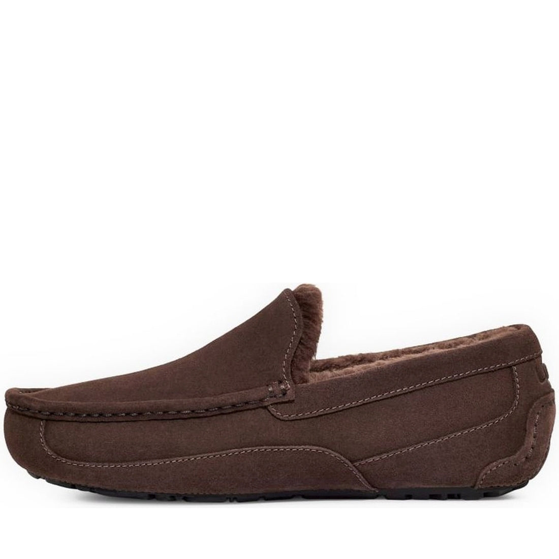 UGG mens dusted cocoa ascot indoor slippers | Vilbury London