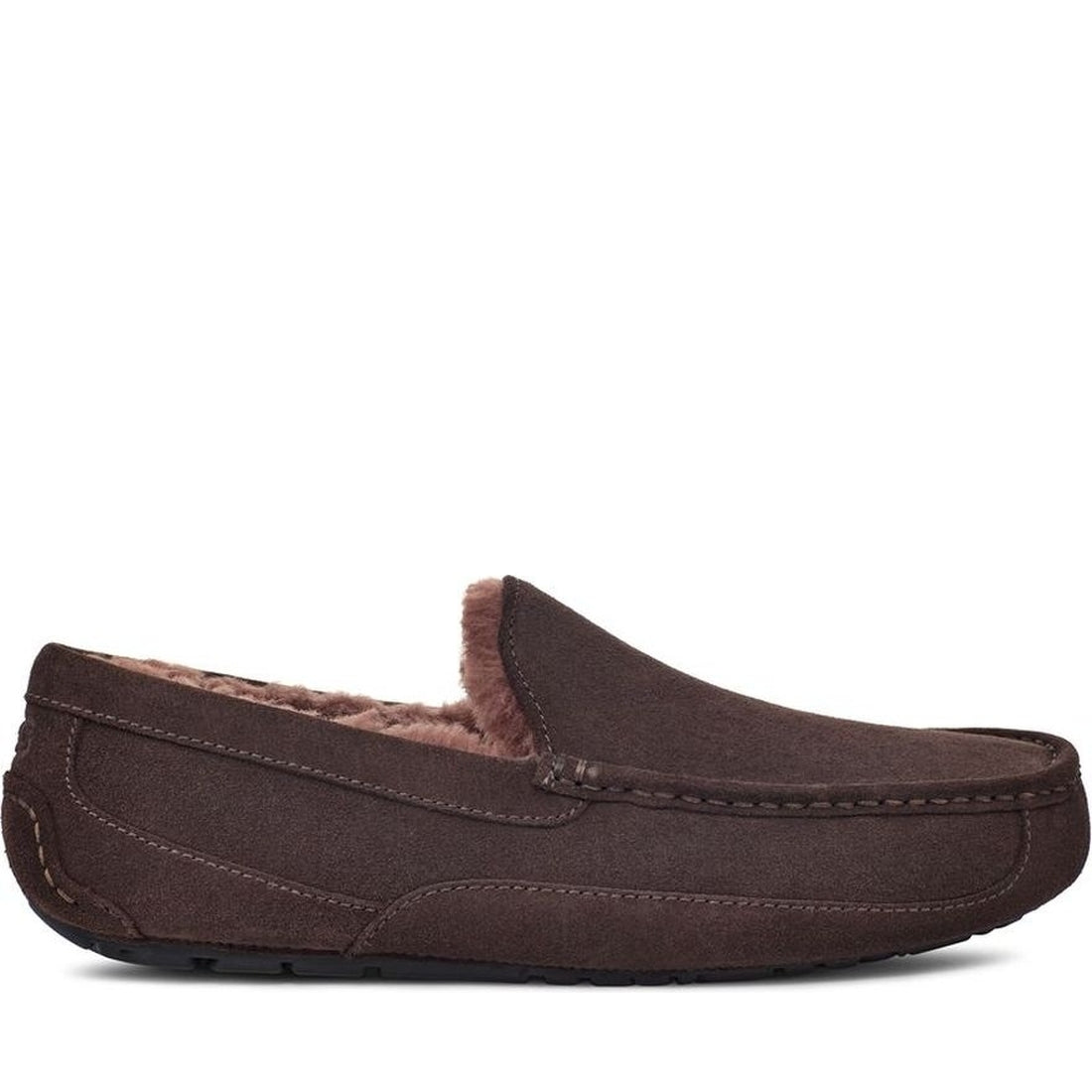 UGG mens dusted cocoa ascot indoor slippers | Vilbury London